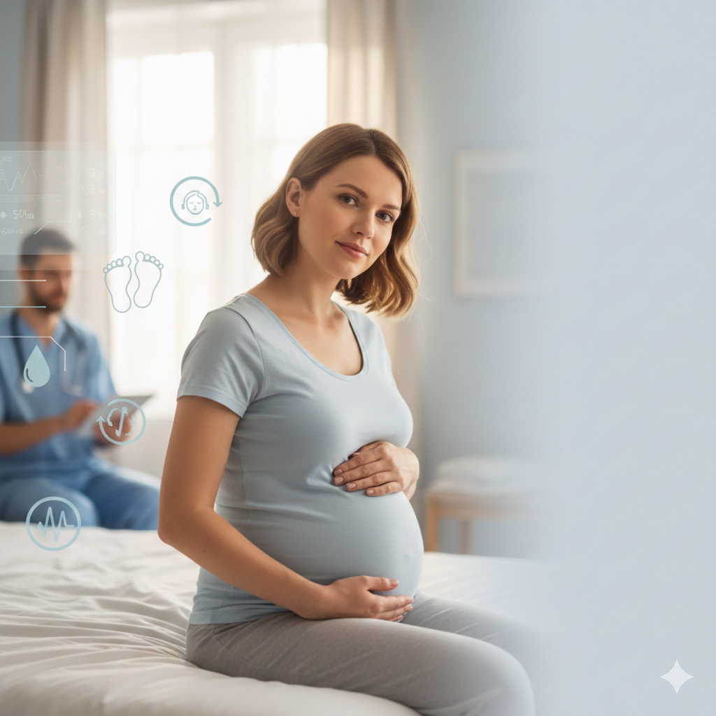 What are the 5 "Red Flag" symptoms every pregnant woman in her third trimester should know?